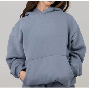 Comfrt Signature Hoodie Women Size Small NWT Sky Unisex Oversized Fit Loungewear